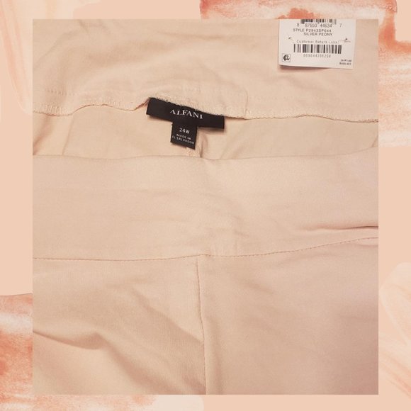 NWT Alfani Light Pink Capri - Picture 4 of 4
